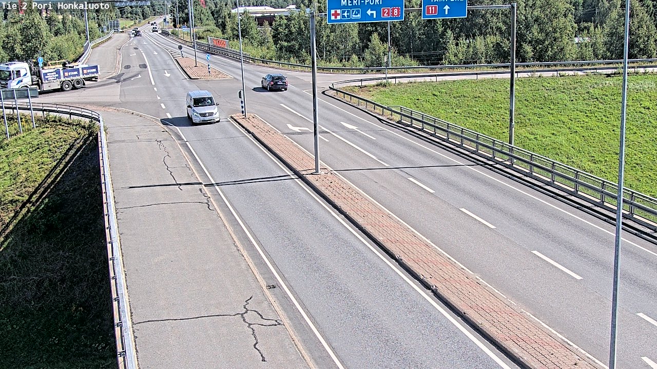 Kelikamerat Kuva Tie 2 Pori, Honkaluoto, Pori, Satakunta