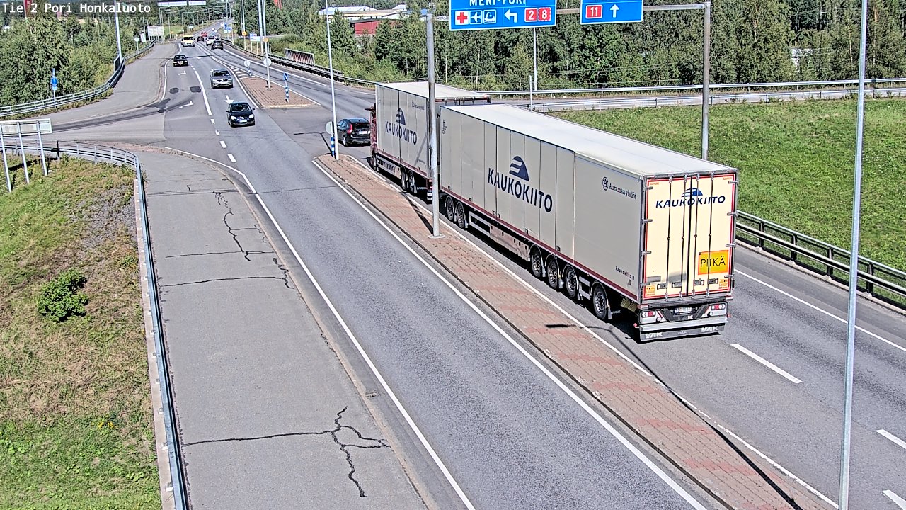 Kelikamerat Kuva Tie 2 Pori, Honkaluoto, Pori, Satakunta