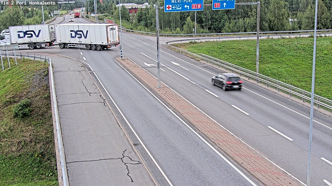 Weather Camera Image Road 2 Pori, Honkaluoto, Pori, Satakunta