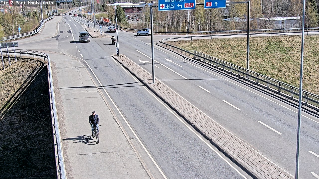 Kelikamerat Kuva Tie 2 Pori, Honkaluoto, Pori, Satakunta