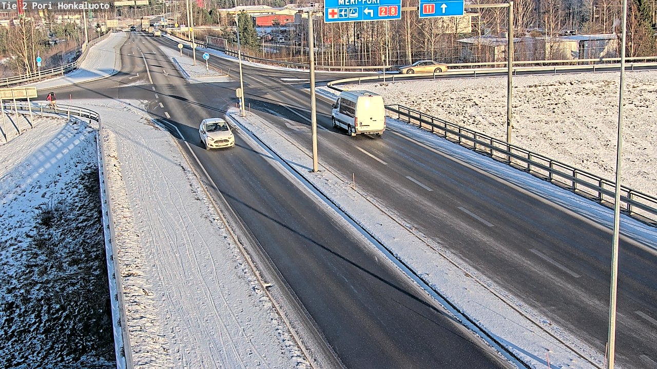 Weather Camera Image Road 2 Pori, Honkaluoto, Pori, Satakunta