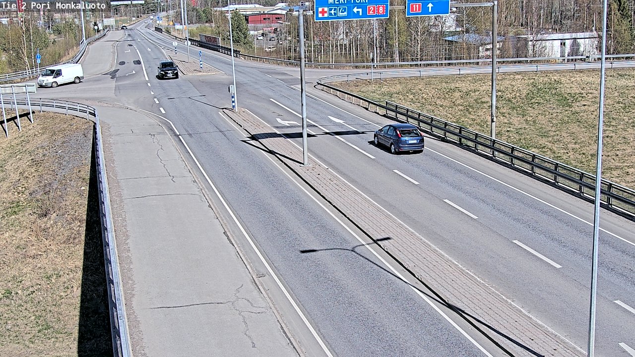 Kelikamerat Kuva Tie 2 Pori, Honkaluoto, Pori, Satakunta