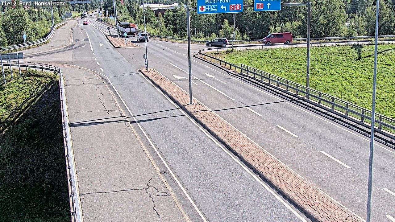 Kelikamerat Kuva Tie 2 Pori, Honkaluoto, Pori, Satakunta