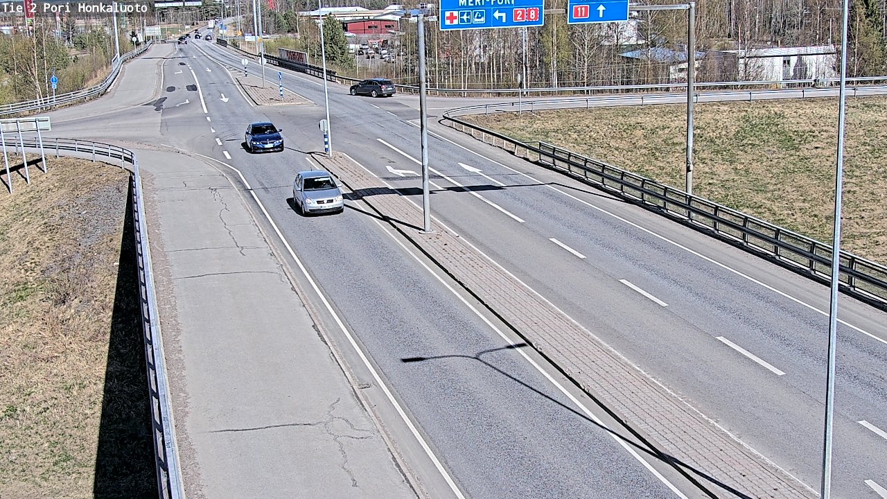 Kelikamerat Kuva Tie 2 Pori, Honkaluoto, Pori, Satakunta