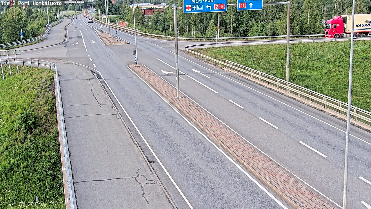 Kelikamerat Kuva Tie 2 Pori, Honkaluoto, Pori, Satakunta