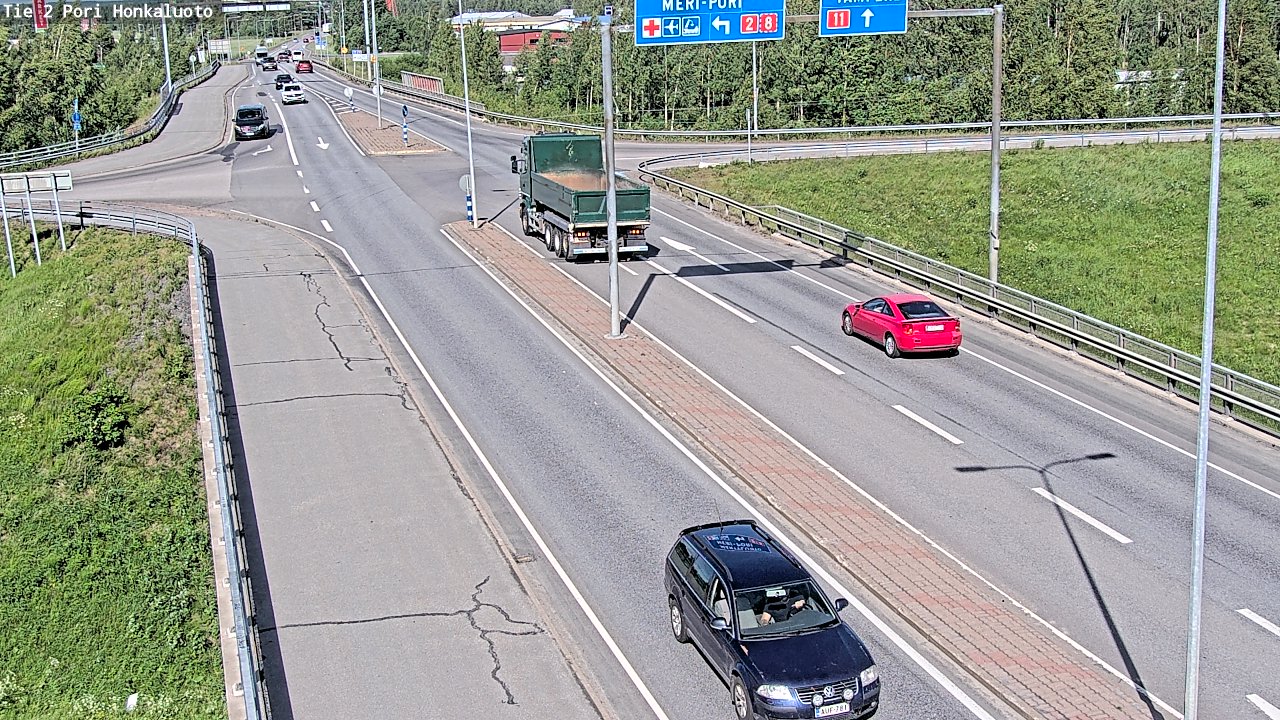 Weather Camera Image Road 2 Pori, Honkaluoto, Pori, Satakunta