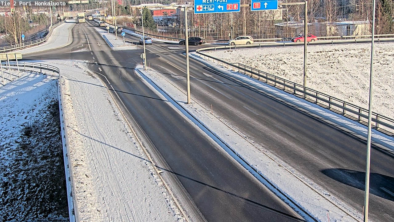 Weather Camera Image Road 2 Pori, Honkaluoto, Pori, Satakunta