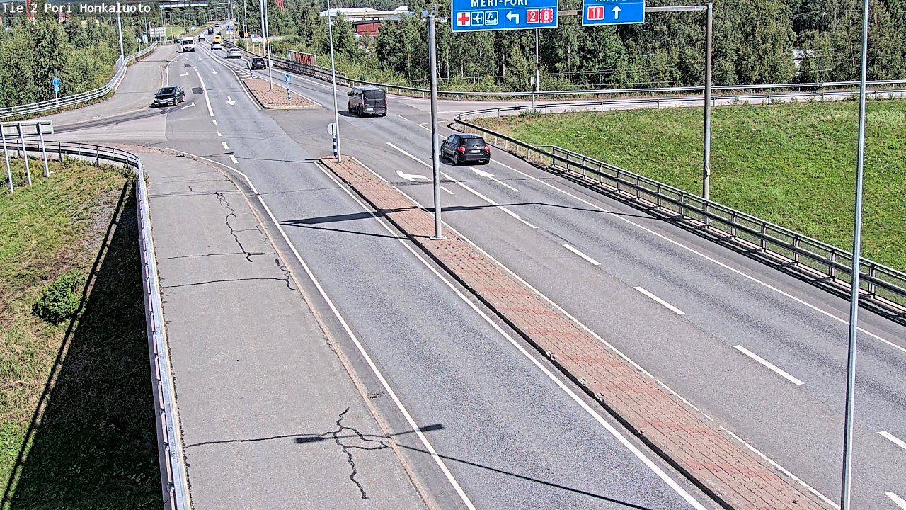 Kelikamerat Kuva Tie 2 Pori, Honkaluoto, Pori, Satakunta