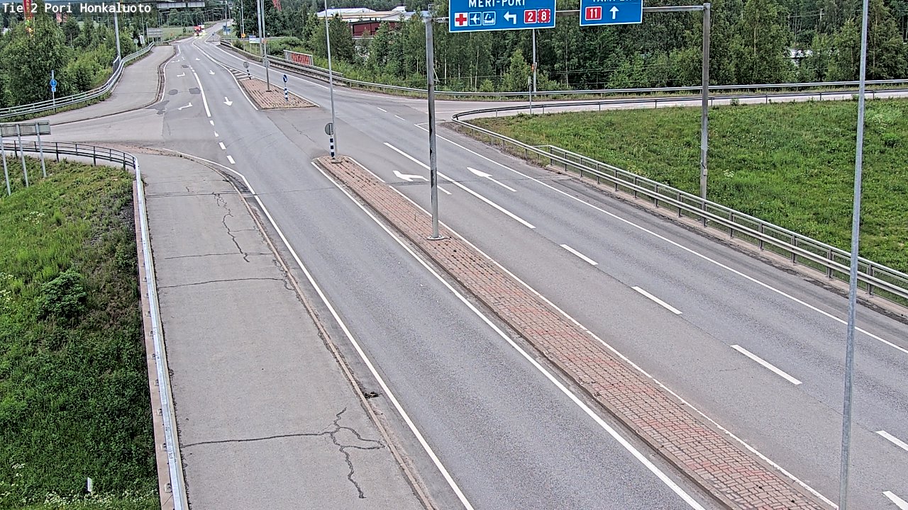 Kelikamerat Kuva Tie 2 Pori, Honkaluoto, Pori, Satakunta