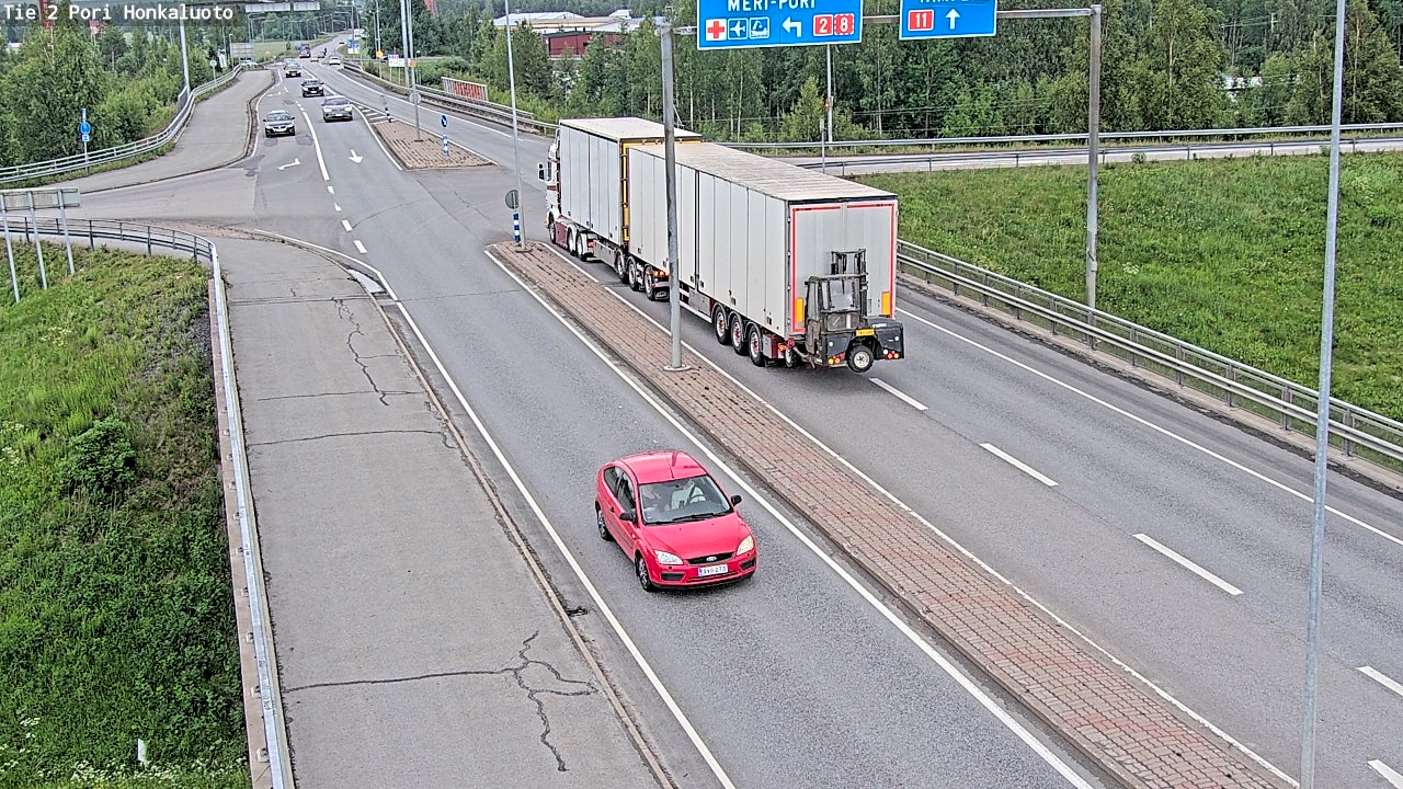 Kelikamerat Kuva Tie 2 Pori, Honkaluoto, Pori, Satakunta