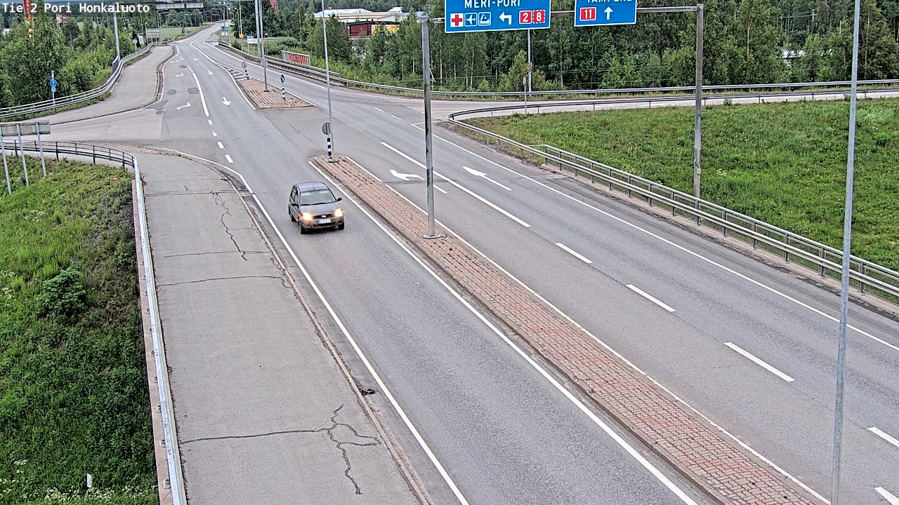 Kelikamerat Kuva Tie 2 Pori, Honkaluoto, Pori, Satakunta