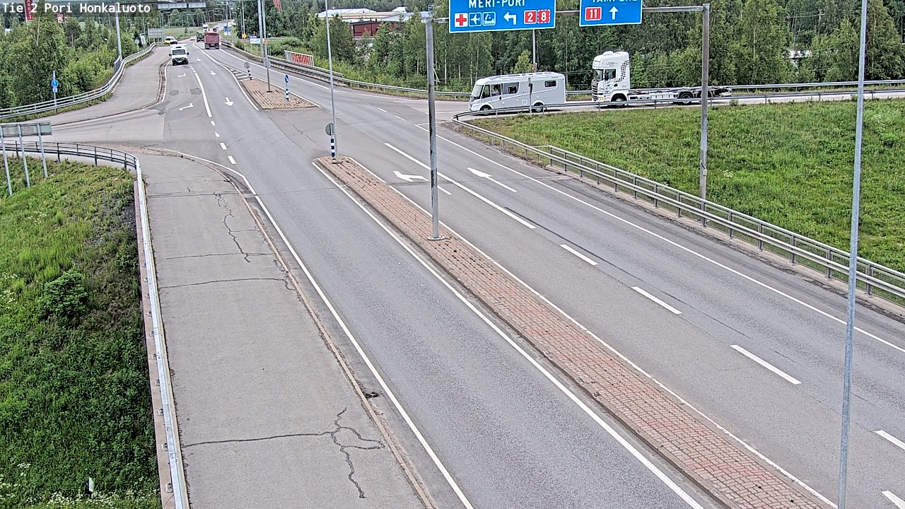 Weather Camera Image Road 2 Pori, Honkaluoto, Pori, Satakunta