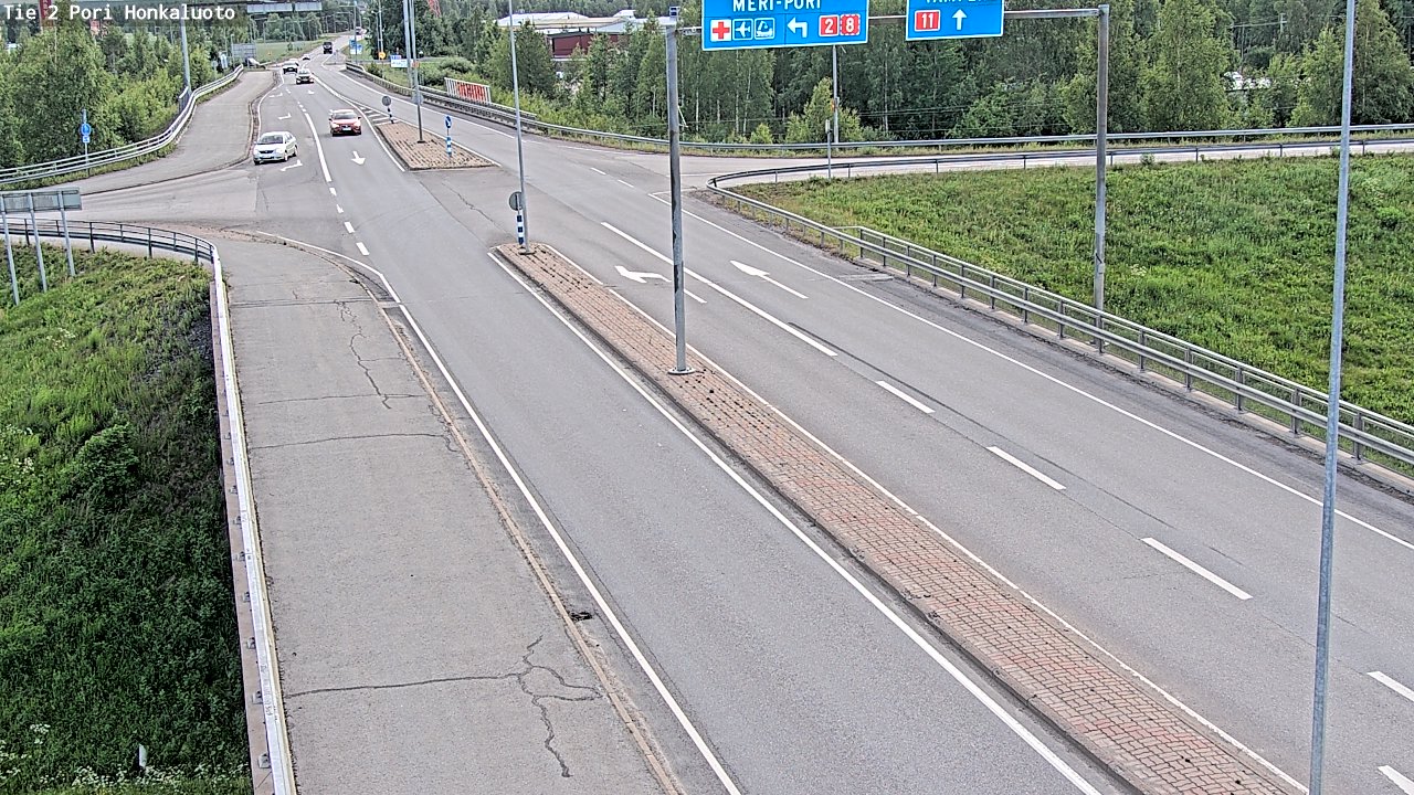 Kelikamerat Kuva Tie 2 Pori, Honkaluoto, Pori, Satakunta