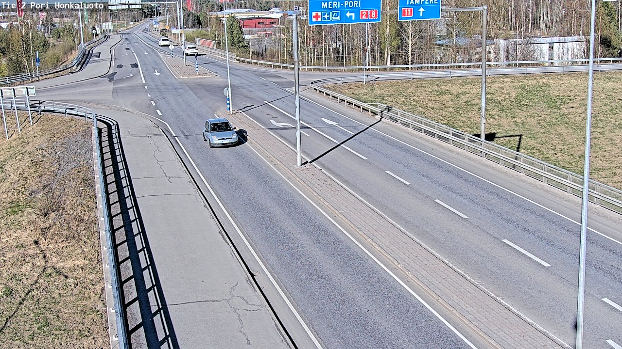 Kelikamerat Kuva Tie 2 Pori, Honkaluoto, Pori, Satakunta