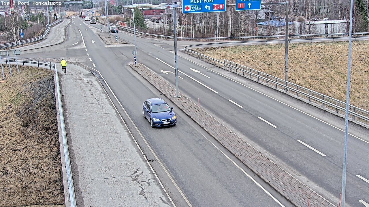 Kelikamerat Kuva Tie 2 Pori, Honkaluoto, Pori, Satakunta