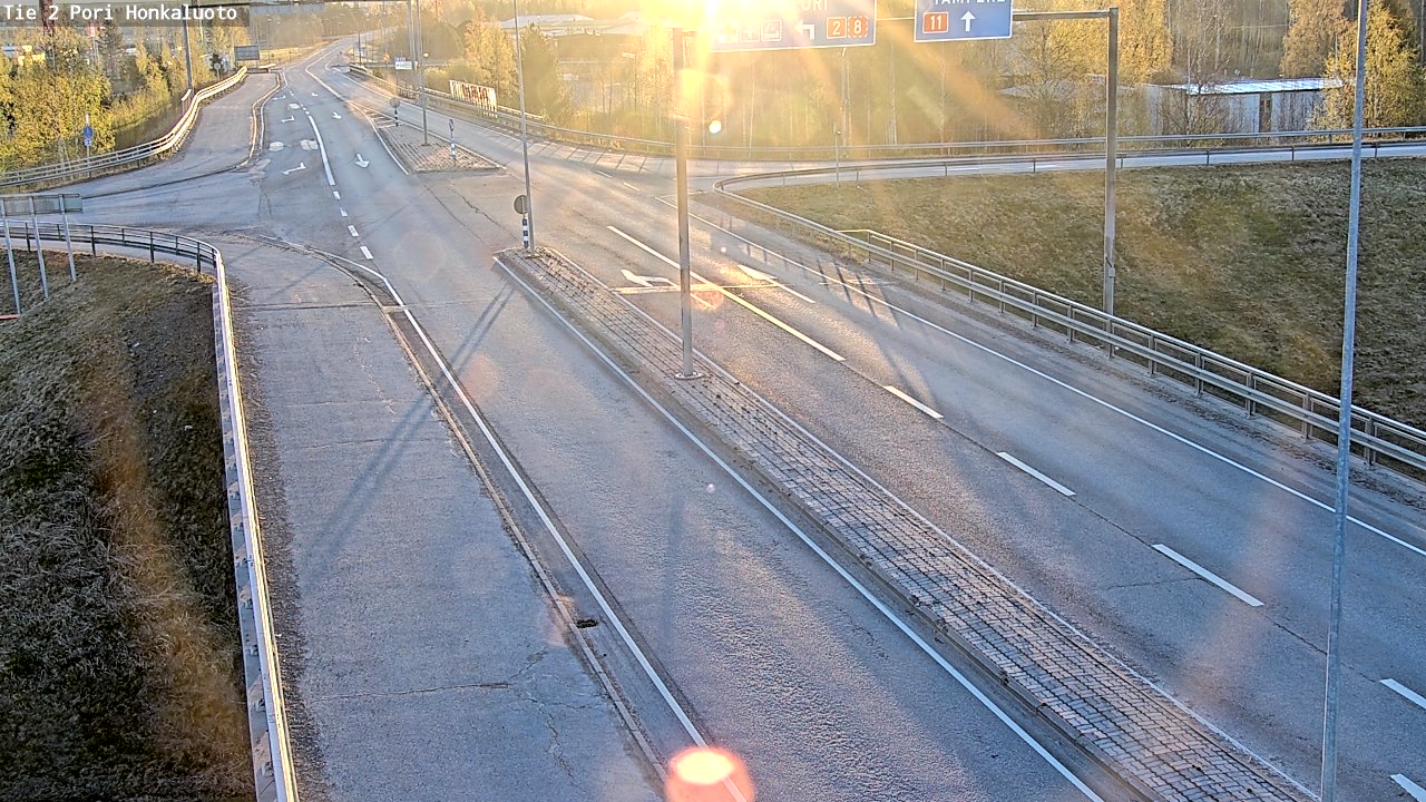 Weather Camera Image Väg 2 Björneborg, Honkaluoto, Pori, Satakunta