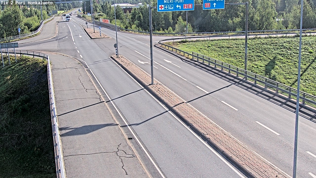 Kelikamerat Kuva Tie 2 Pori, Honkaluoto, Pori, Satakunta
