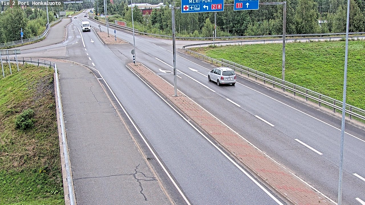 Weather Camera Image Road 2 Pori, Honkaluoto, Pori, Satakunta
