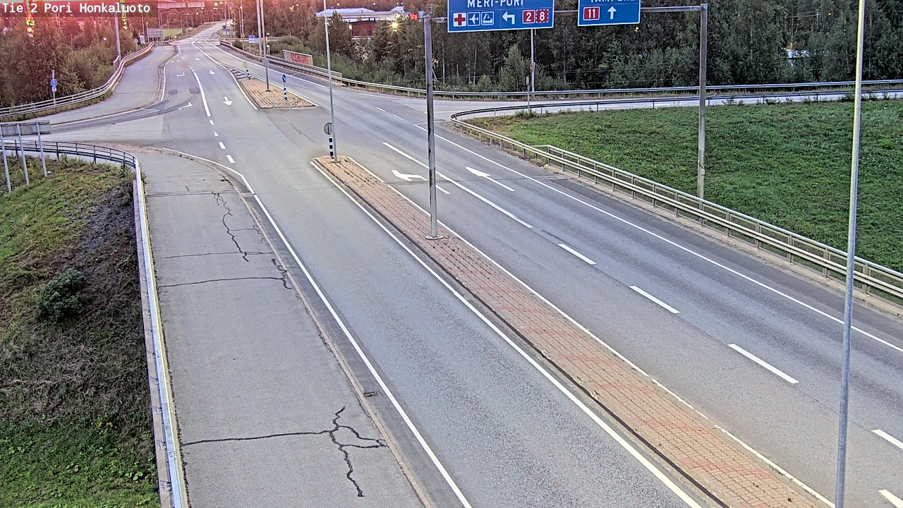 Kelikamerat Kuva Tie 2 Pori, Honkaluoto, Pori, Satakunta