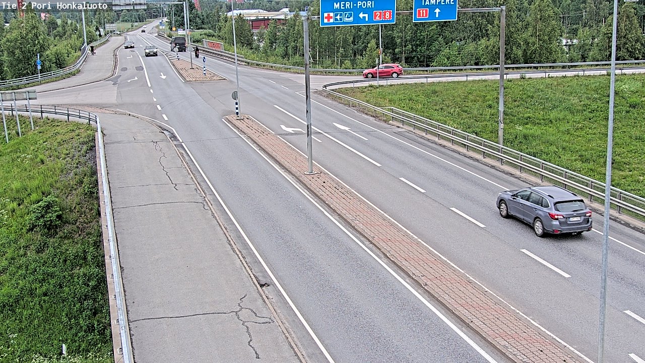 Kelikamerat Kuva Tie 2 Pori, Honkaluoto, Pori, Satakunta
