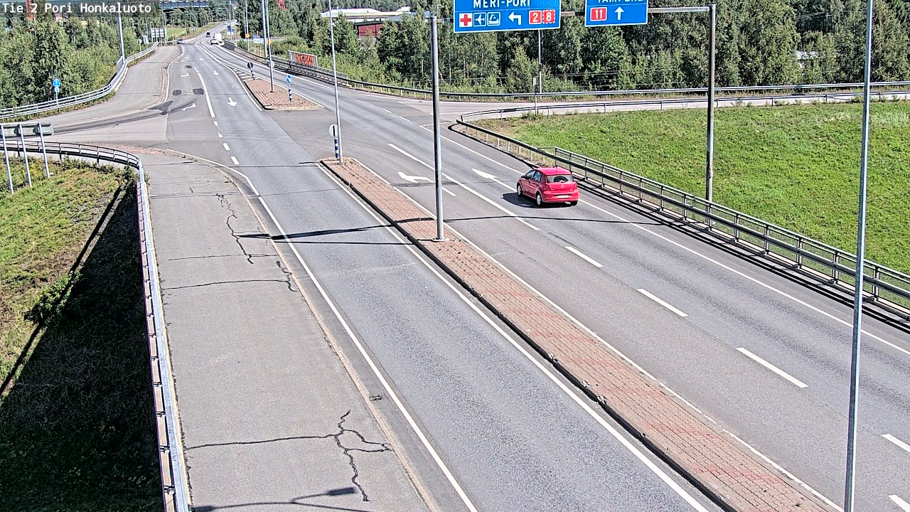 Kelikamerat Kuva Tie 2 Pori, Honkaluoto, Pori, Satakunta