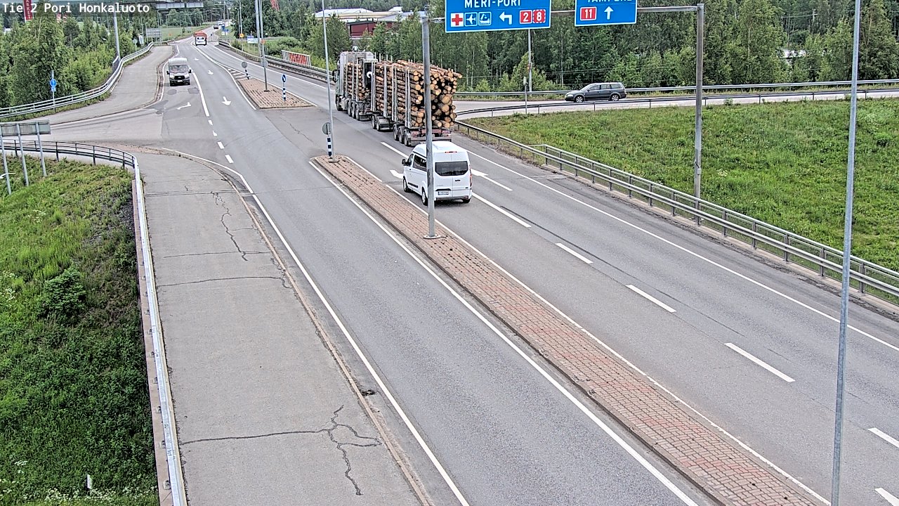 Weather Camera Image Road 2 Pori, Honkaluoto, Pori, Satakunta