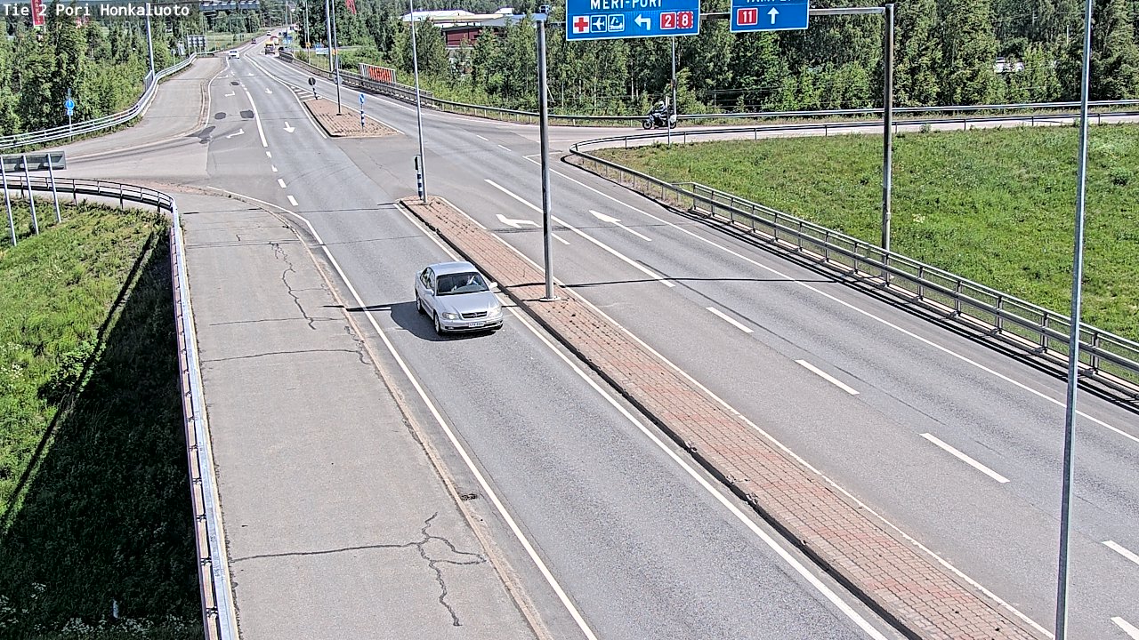 Weather Camera Image Road 2 Pori, Honkaluoto, Pori, Satakunta