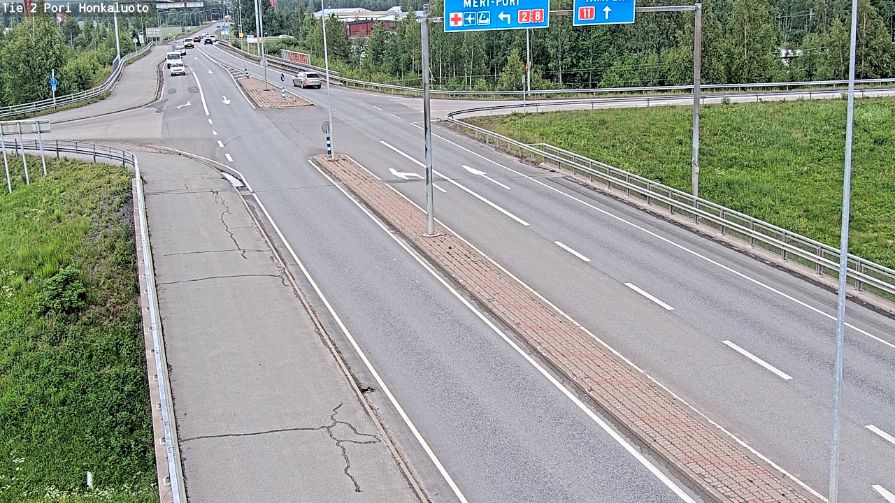 Kelikamerat Kuva Tie 2 Pori, Honkaluoto, Pori, Satakunta