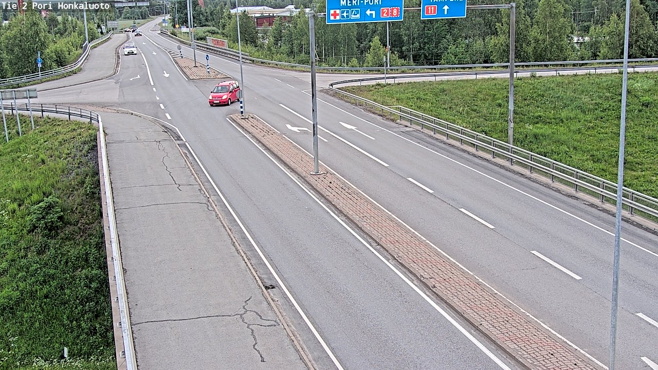 Kelikamerat Kuva Tie 2 Pori, Honkaluoto, Pori, Satakunta