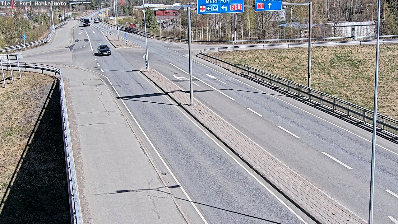 Kelikamerat Kuva Tie 2 Pori, Honkaluoto, Pori, Satakunta