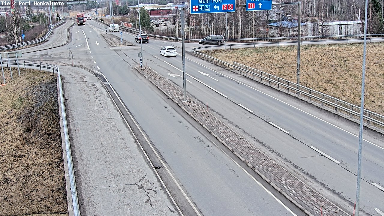 Kelikamerat Kuva Tie 2 Pori, Honkaluoto, Pori, Satakunta