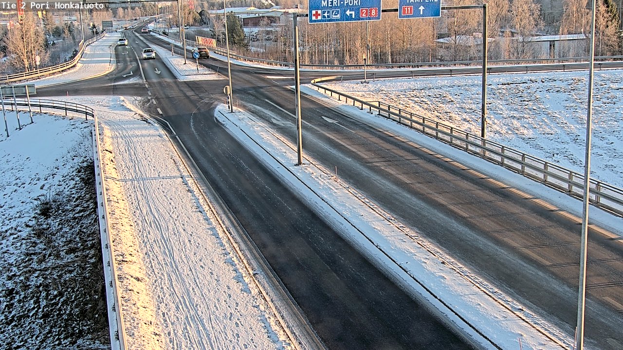 Weather Camera Image Road 2 Pori, Honkaluoto, Pori, Satakunta