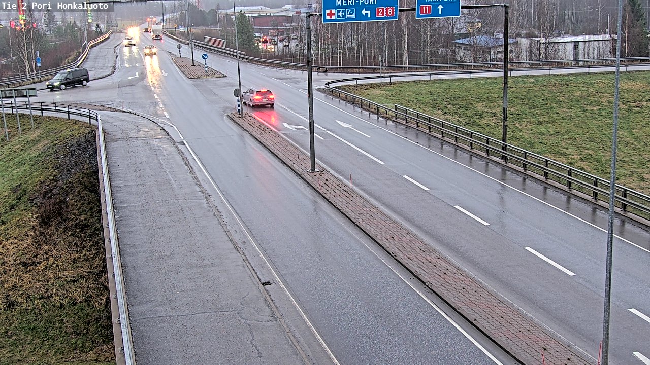 Weather Camera Image Road 2 Pori, Honkaluoto, Pori, Satakunta