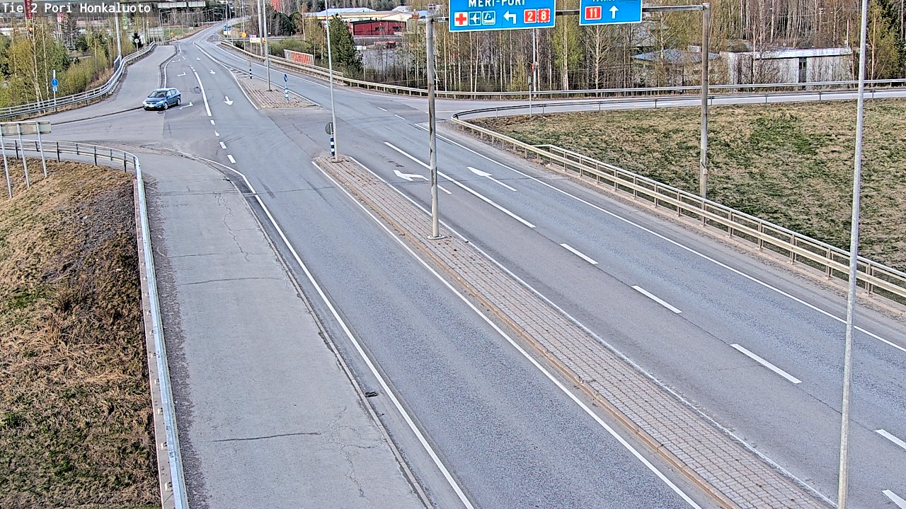 Kelikamerat Kuva Tie 2 Pori, Honkaluoto, Pori, Satakunta