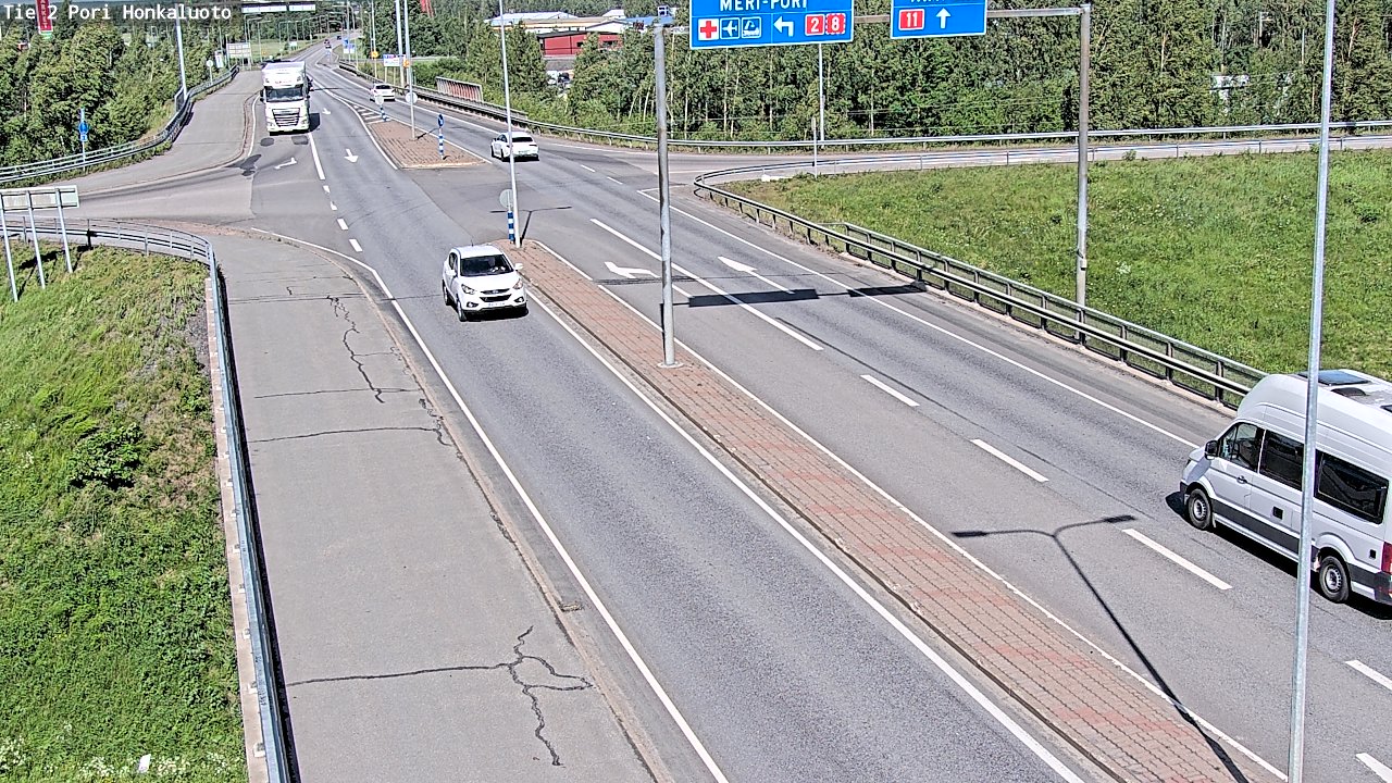 Weather Camera Image Road 2 Pori, Honkaluoto, Pori, Satakunta