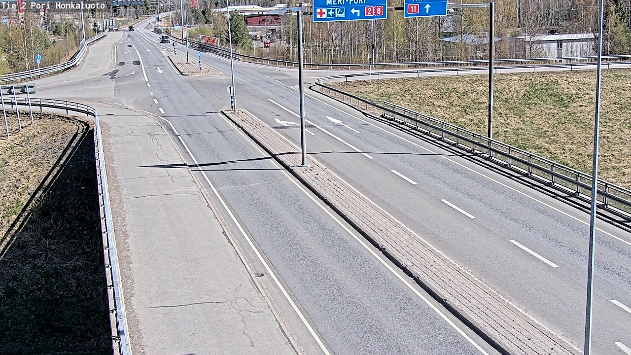 Kelikamerat Kuva Tie 2 Pori, Honkaluoto, Pori, Satakunta