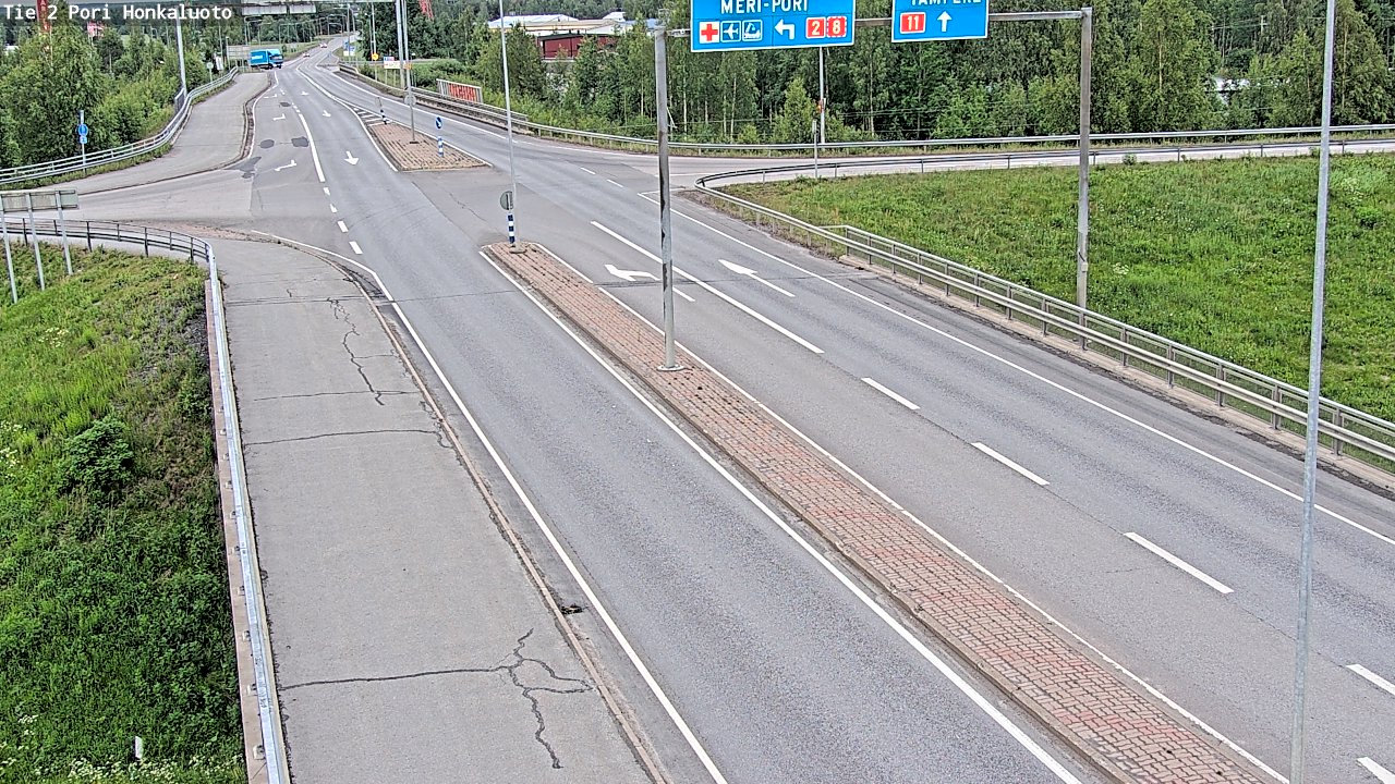 Kelikamerat Kuva Tie 2 Pori, Honkaluoto, Pori, Satakunta