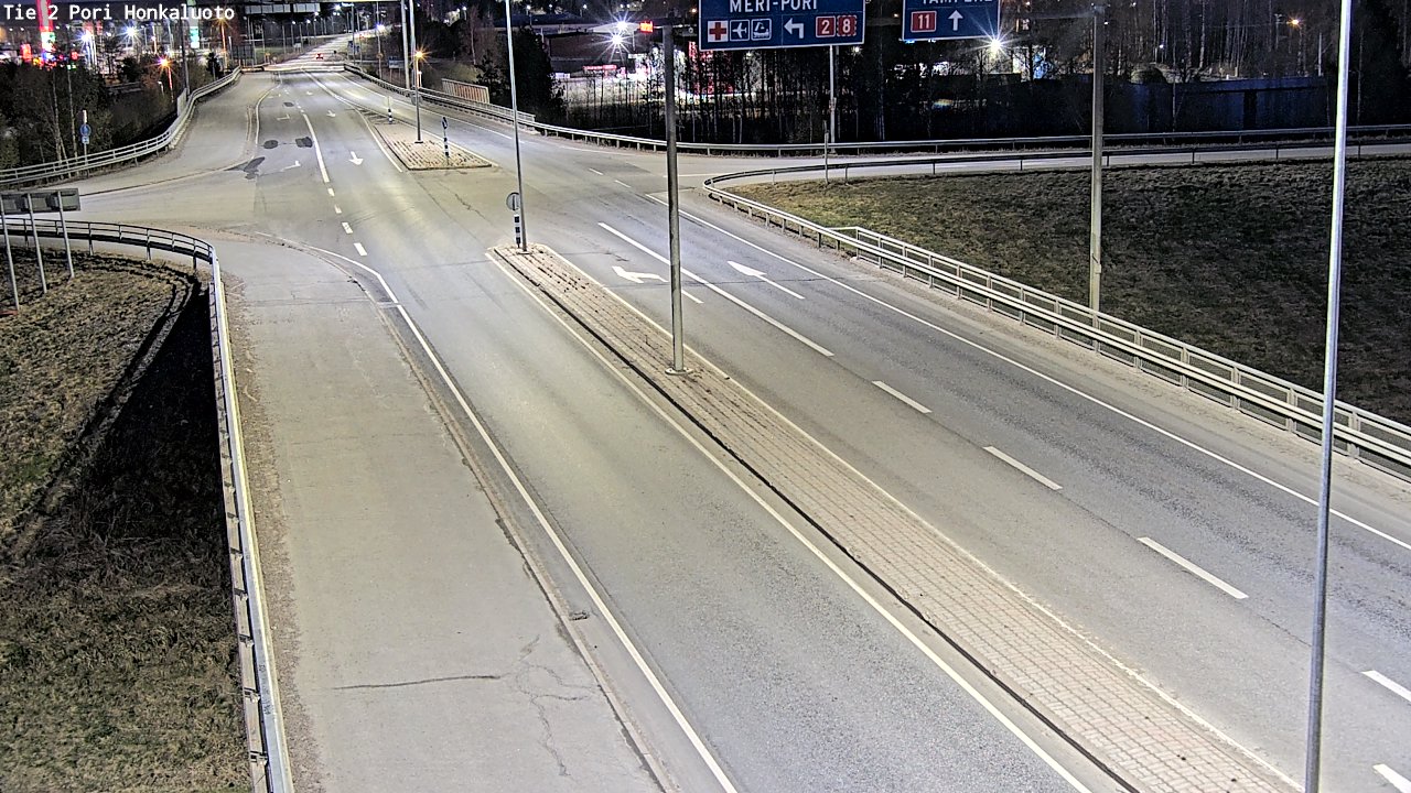 Weather Camera Image Road 2 Pori, Honkaluoto, Pori, Satakunta