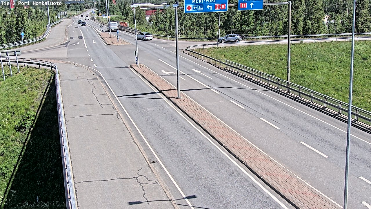 Weather Camera Image Road 2 Pori, Honkaluoto, Pori, Satakunta