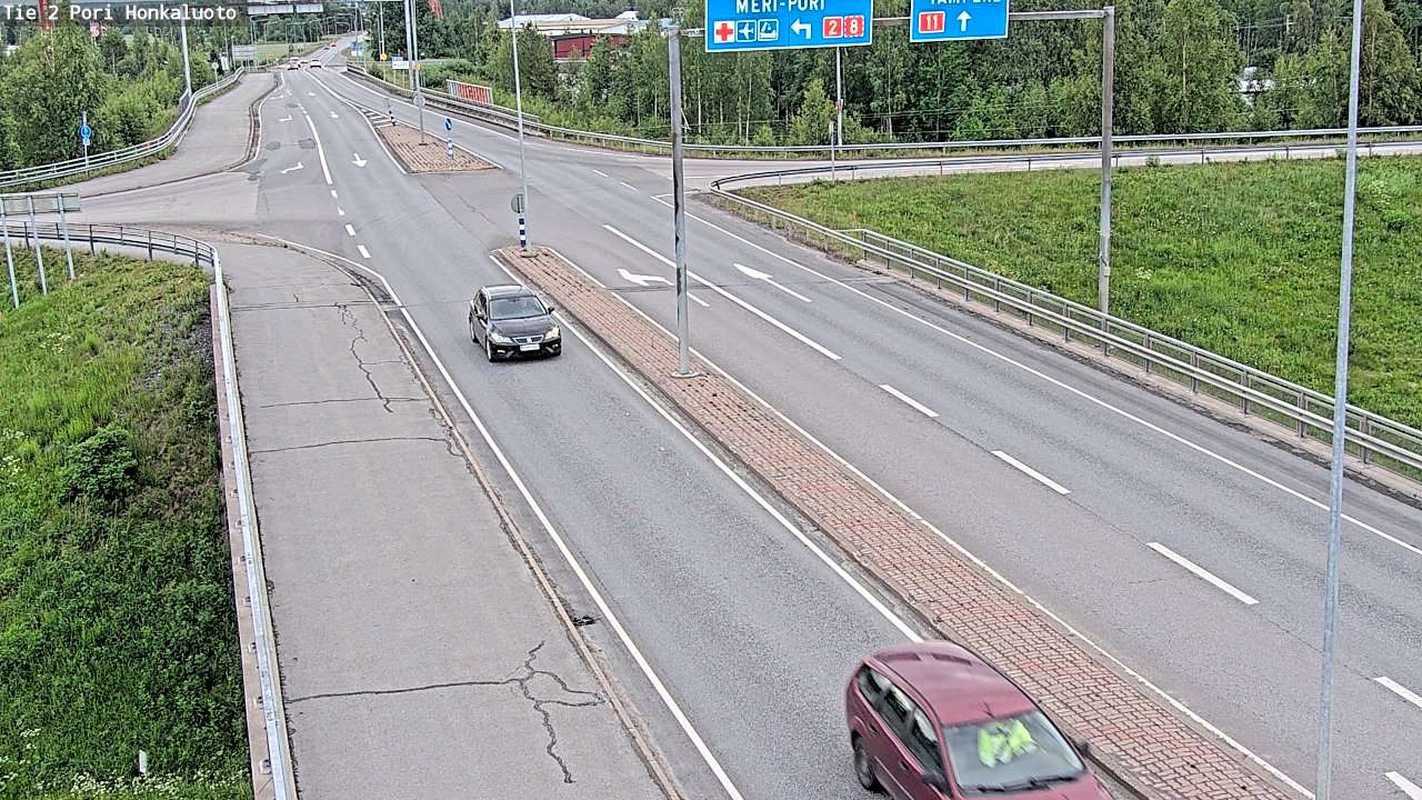 Kelikamerat Kuva Tie 2 Pori, Honkaluoto, Pori, Satakunta