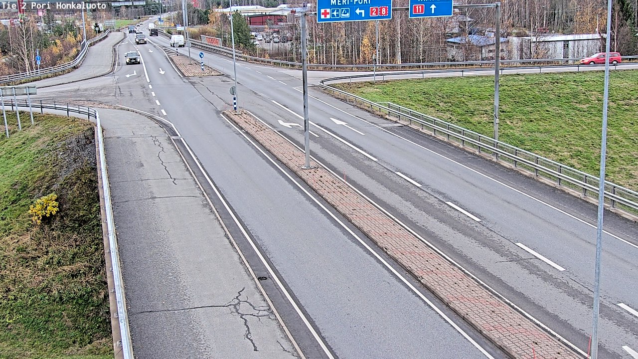 Kelikamerat Kuva Tie 2 Pori, Honkaluoto, Pori, Satakunta