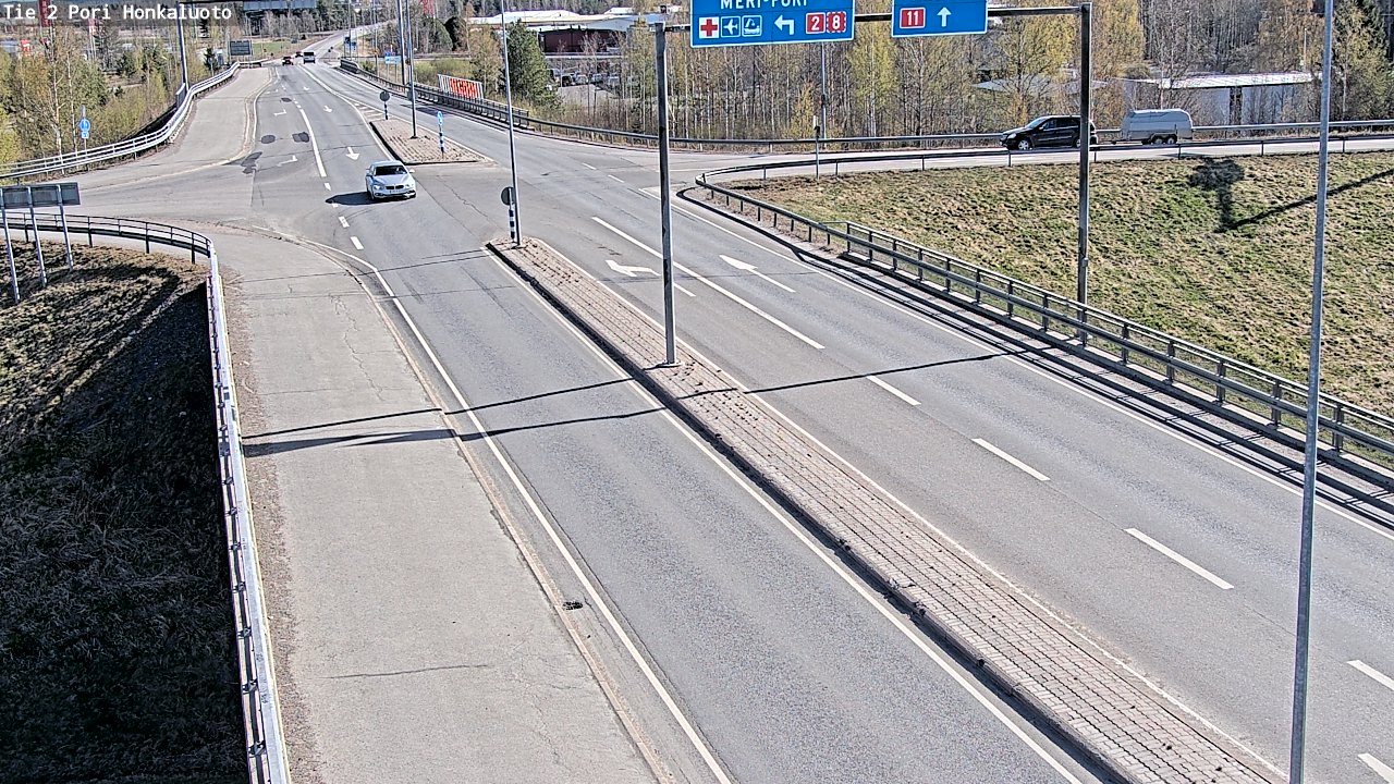 Kelikamerat Kuva Tie 2 Pori, Honkaluoto, Pori, Satakunta