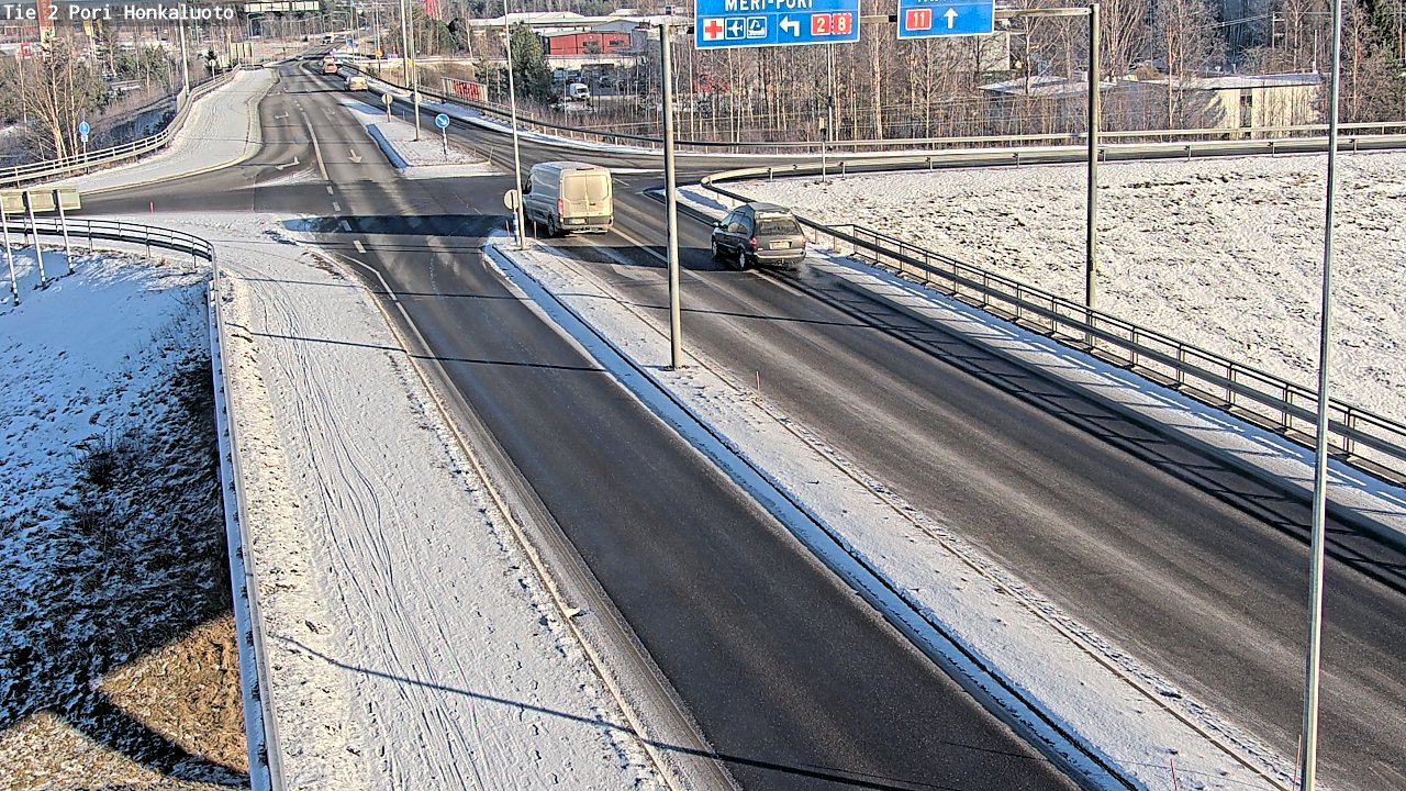 Weather Camera Image Road 2 Pori, Honkaluoto, Pori, Satakunta