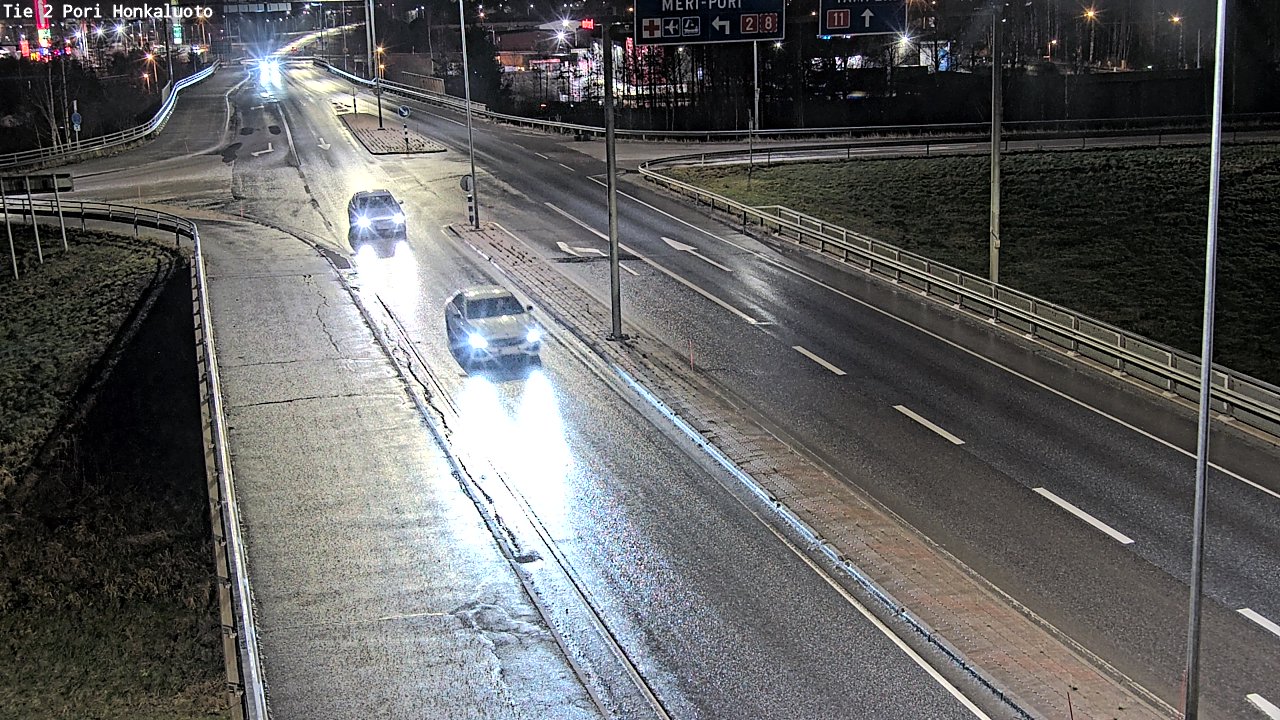 Weather Camera Image Road 2 Pori, Honkaluoto, Pori, Satakunta