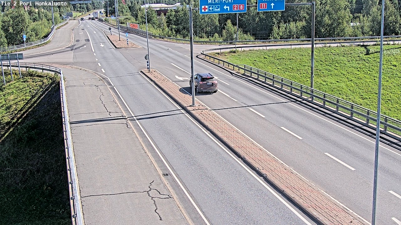 Kelikamerat Kuva Tie 2 Pori, Honkaluoto, Pori, Satakunta