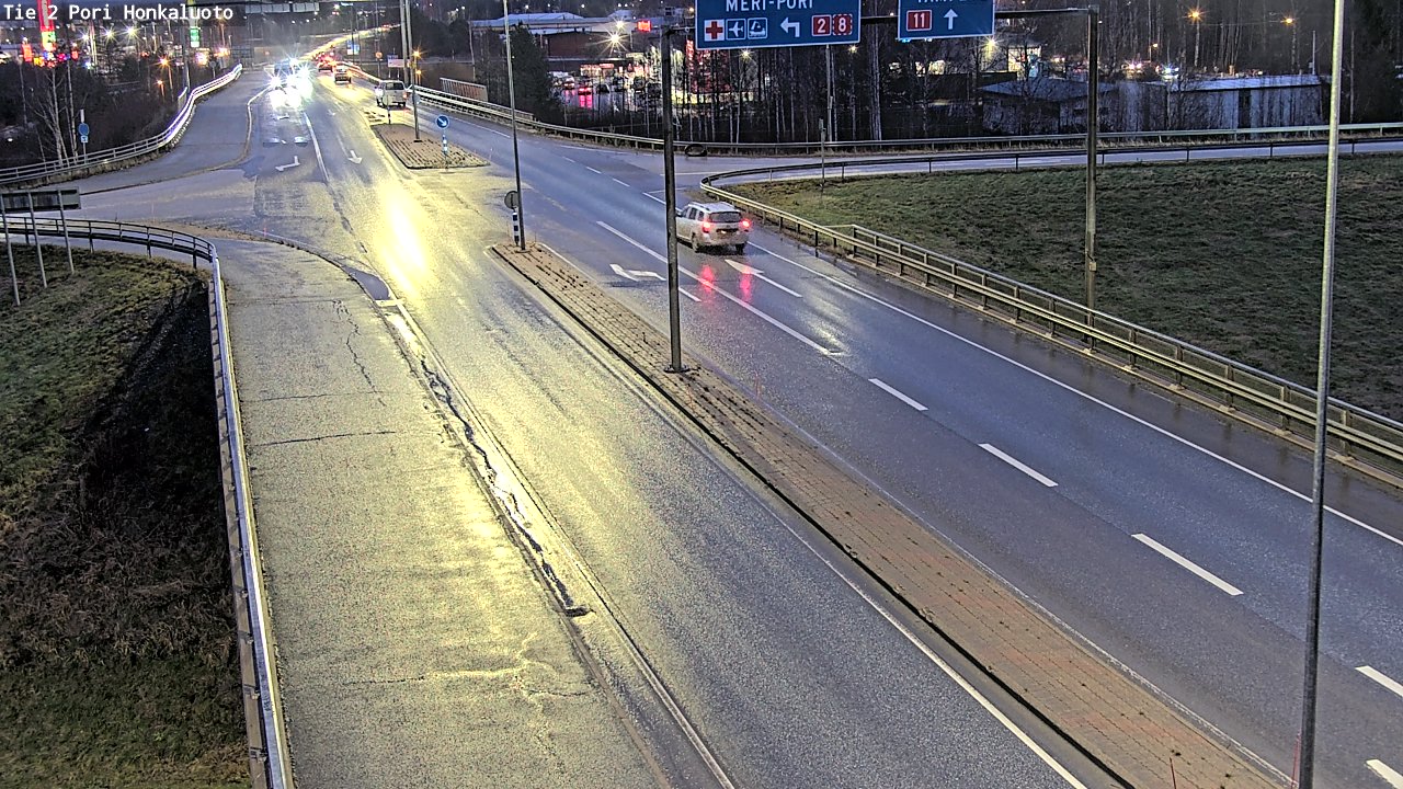 Weather Camera Image Road 2 Pori, Honkaluoto, Pori, Satakunta