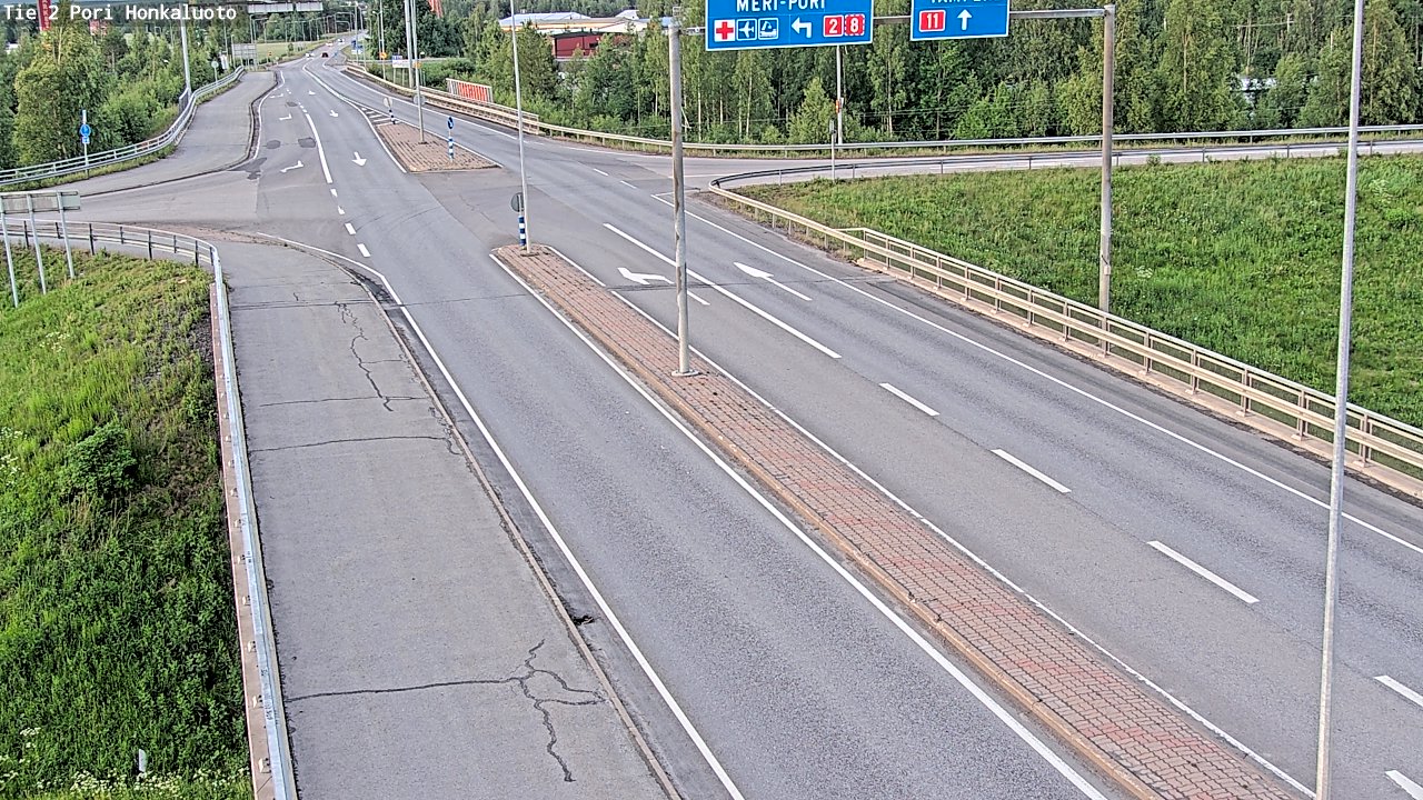 Kelikamerat Kuva Tie 2 Pori, Honkaluoto, Pori, Satakunta
