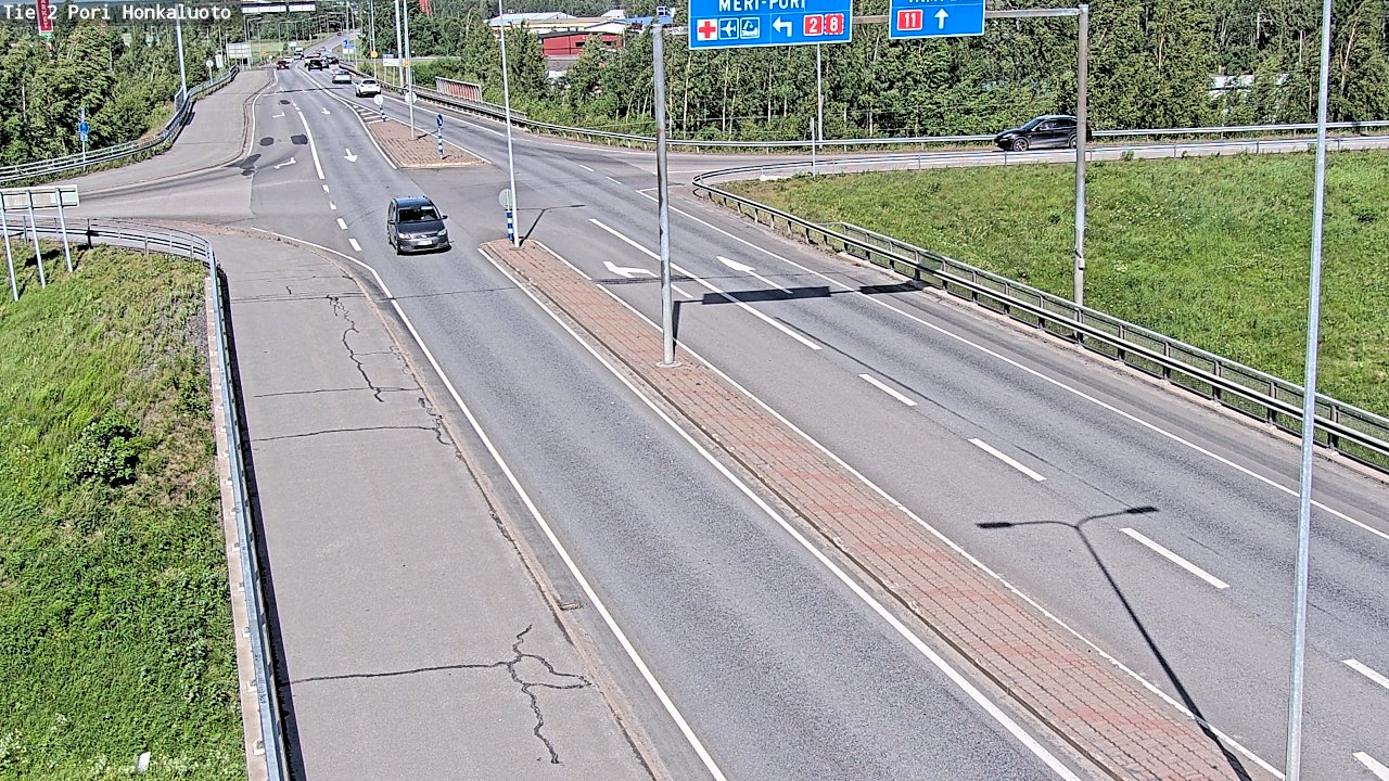 Weather Camera Image Road 2 Pori, Honkaluoto, Pori, Satakunta