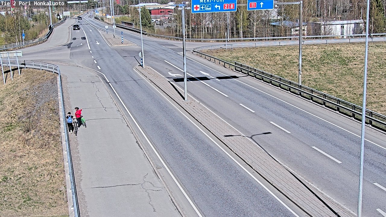 Kelikamerat Kuva Tie 2 Pori, Honkaluoto, Pori, Satakunta