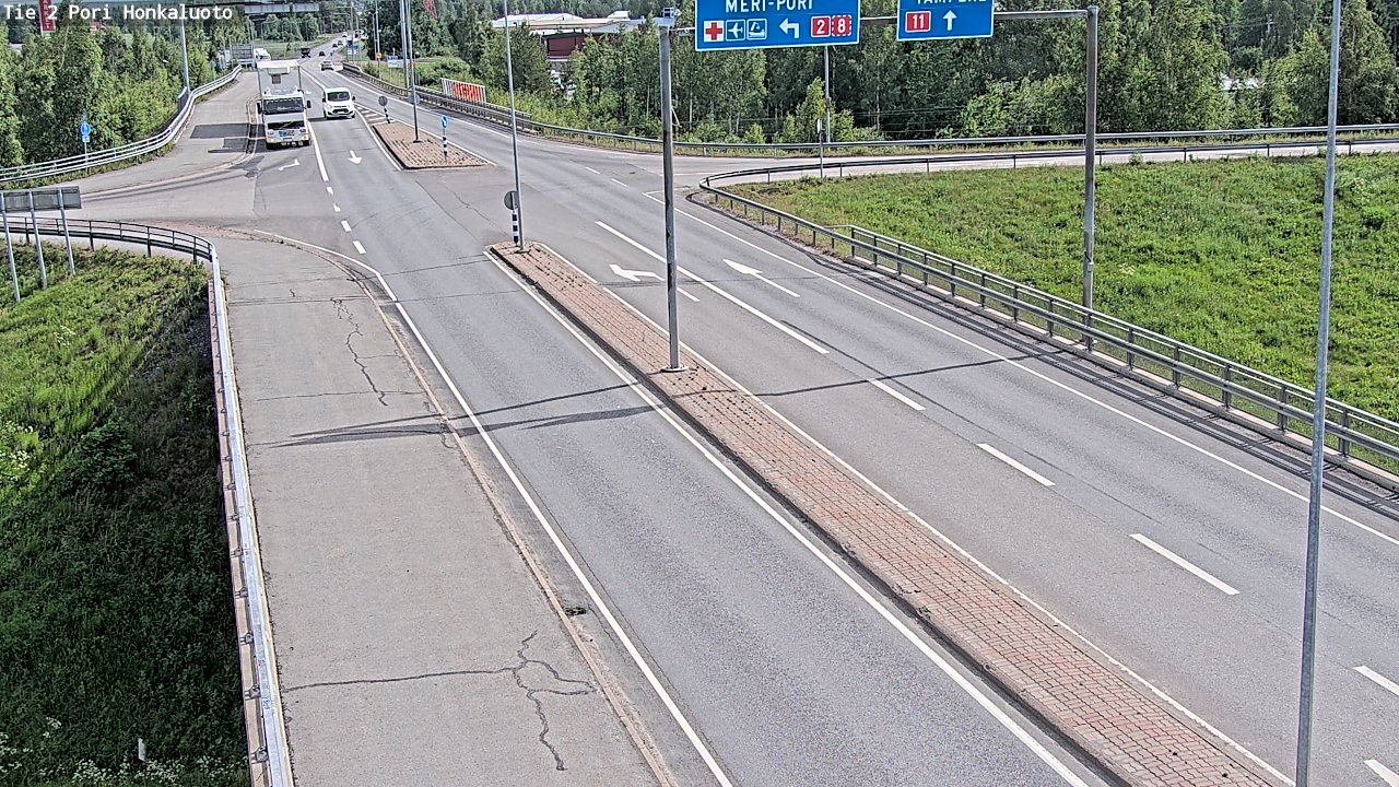 Weather Camera Image Road 2 Pori, Honkaluoto, Pori, Satakunta